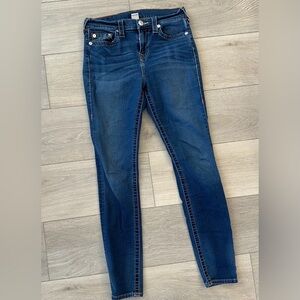 True Religion High Rise Skinny Stretch Jeana